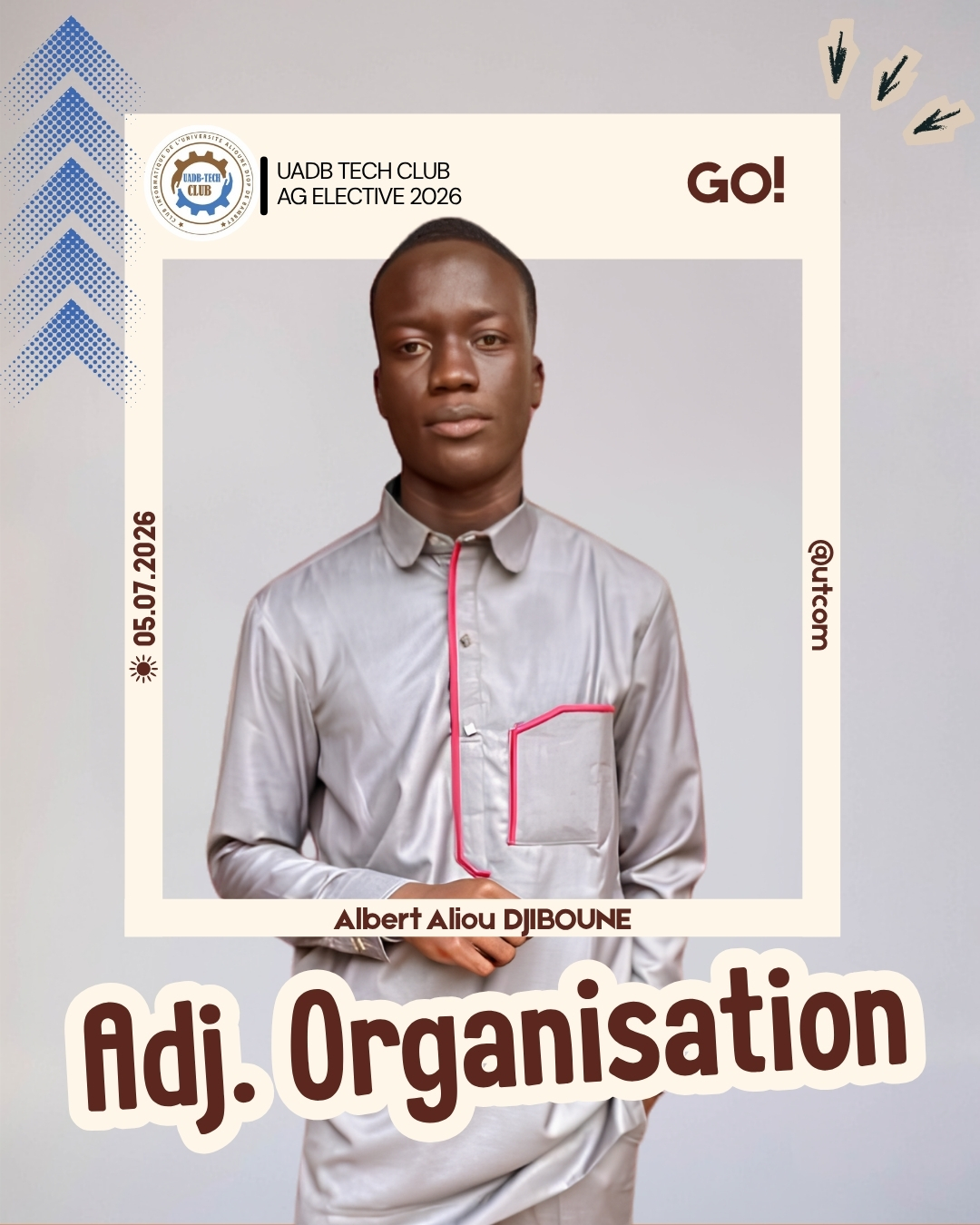 Albert Aliou DJIBOUNE — Adjoint Responsable Commission Organisation